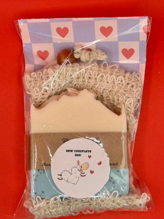 Valentine- Soap and Scrubby combos